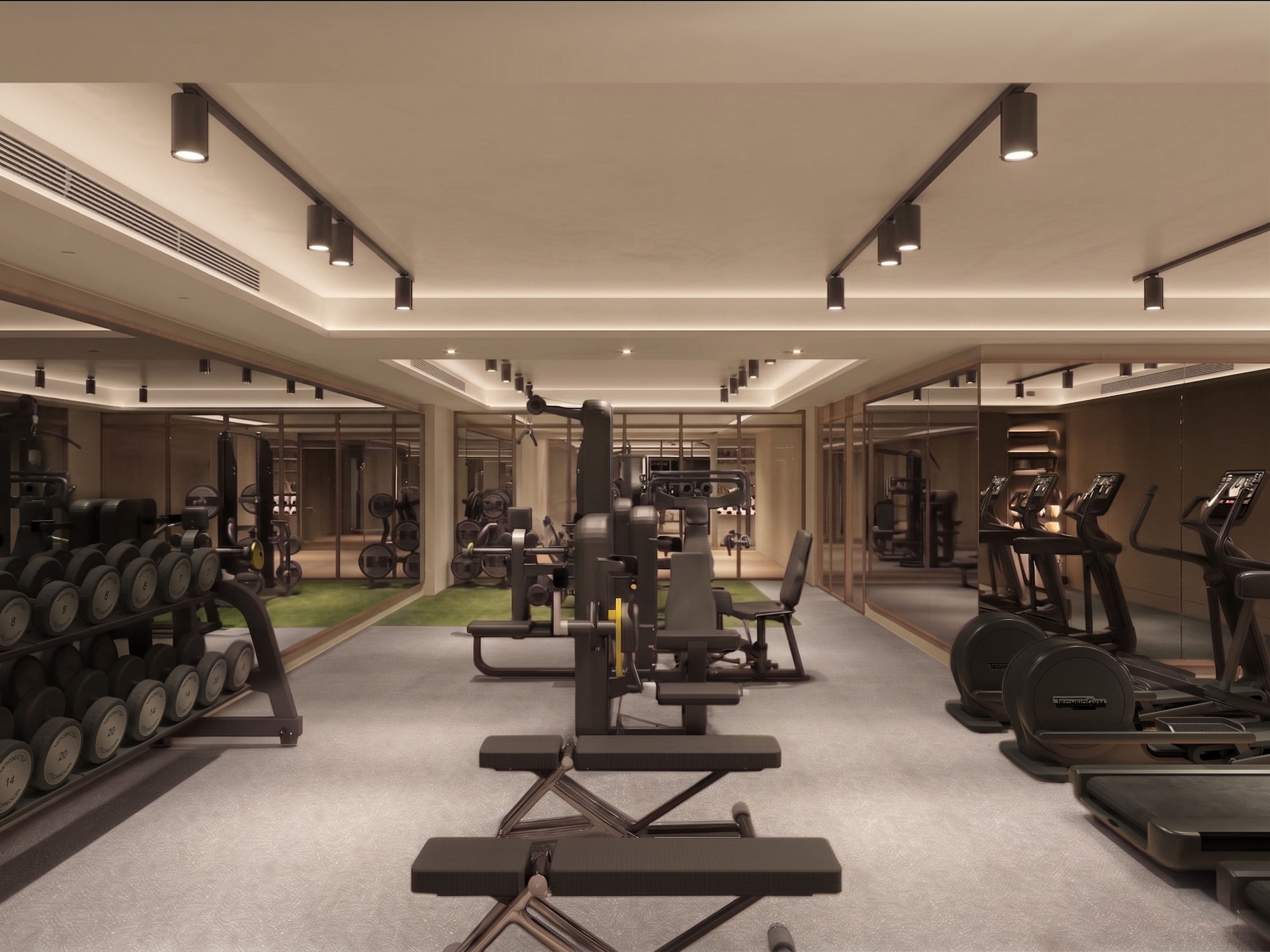 State-of-the-art fitness center