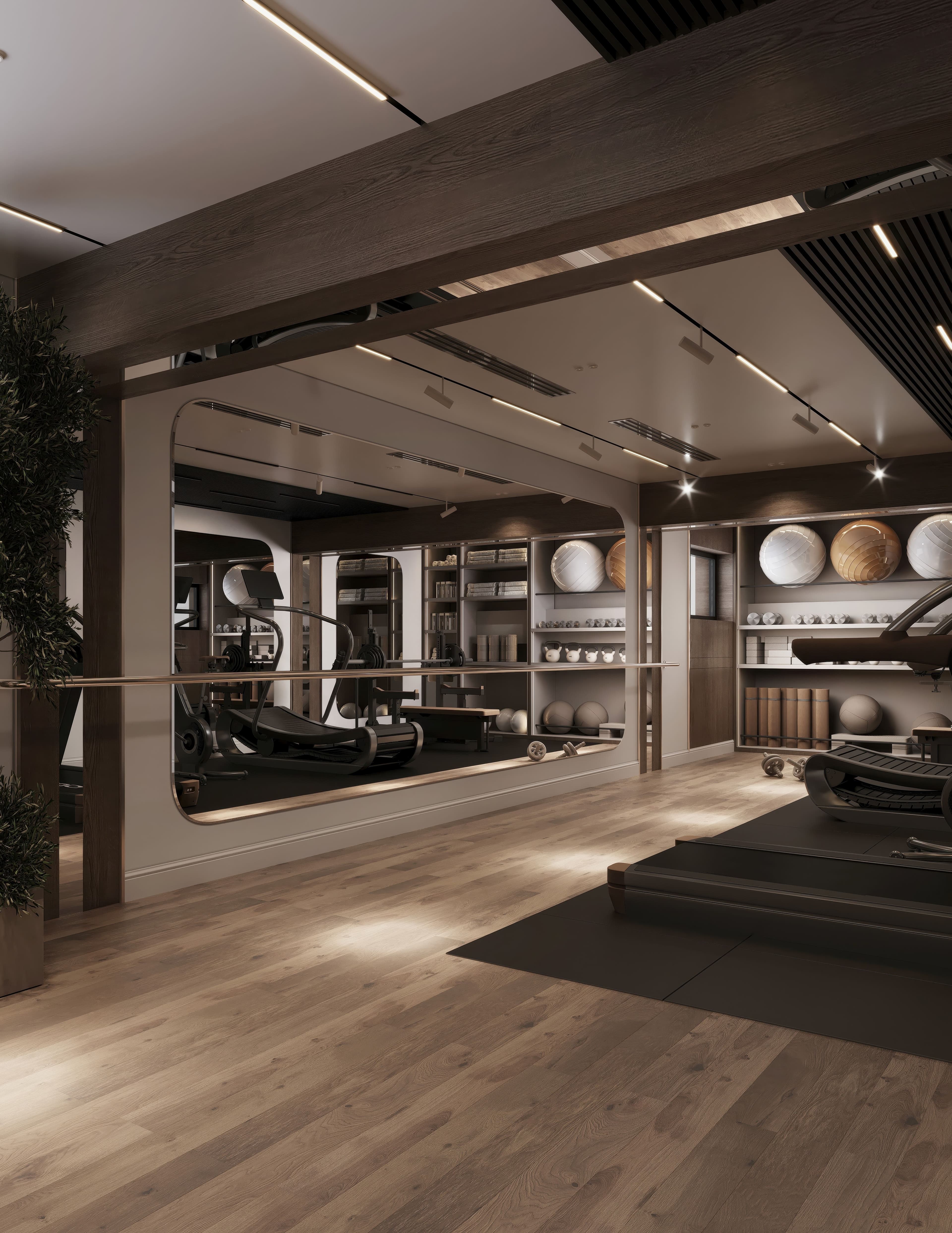 State-of-the-art fitness center